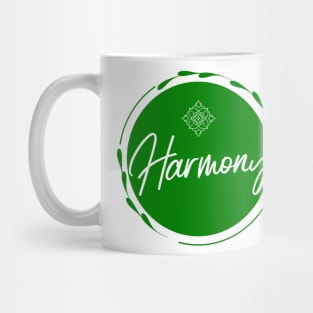 Harmony, high vibration word Mug